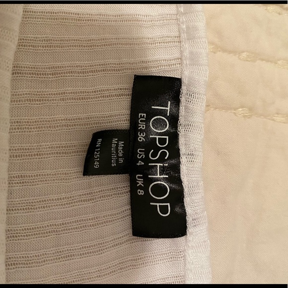 Top Shop Ribbed Crop Tee - Picture 3 of 4